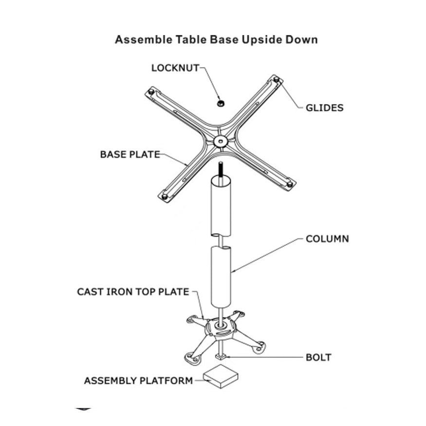 Cast Iron Table Bases