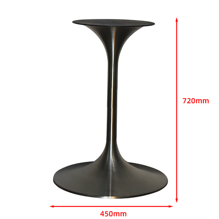 Round table base with metal legs